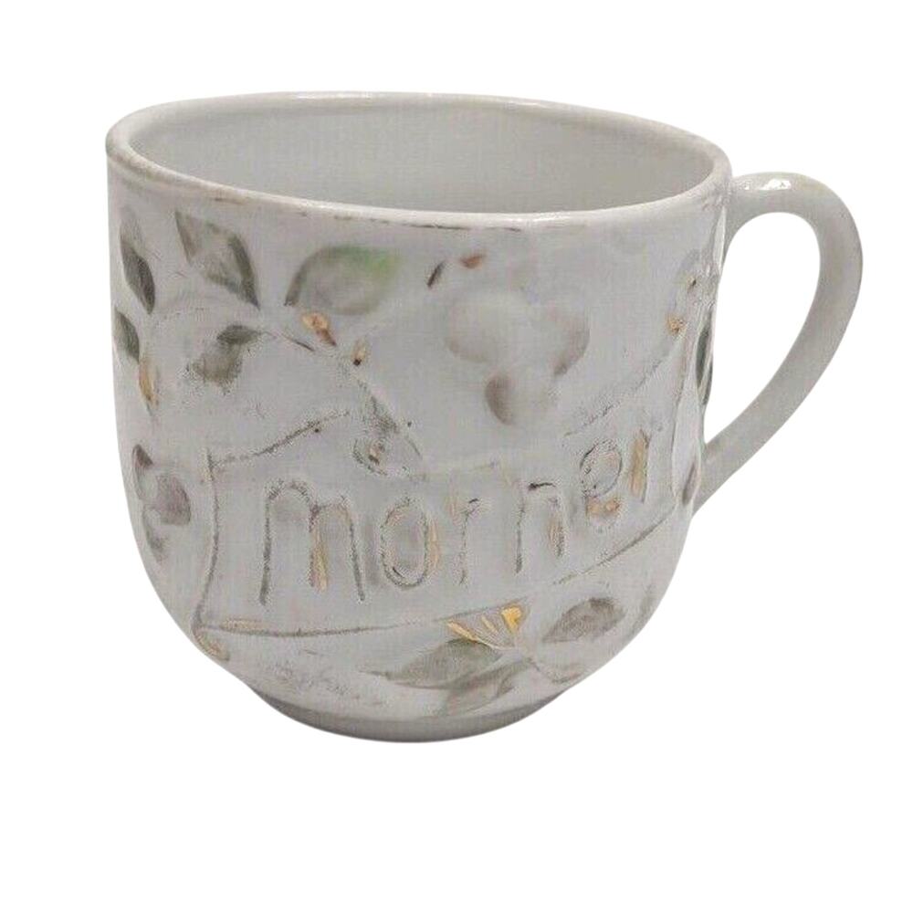 Antique Mother Cup Ceramic Tea Coffee Mug Germany Decorative